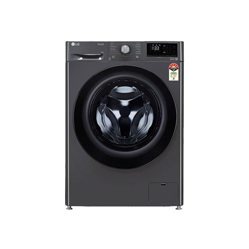 Picture of LG 9 Kg 5 Star Inverter Wi-Fi Fully-Automatic Front Loading Washing Machine with Inbuilt heater (FHV1409Z4M)